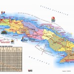 Turistická mapa Kuby