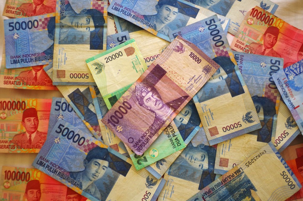 Balijská měna - indonéská rupie