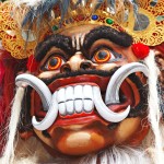 Démon Ogo Ogo během svátku Nyepi na Bali