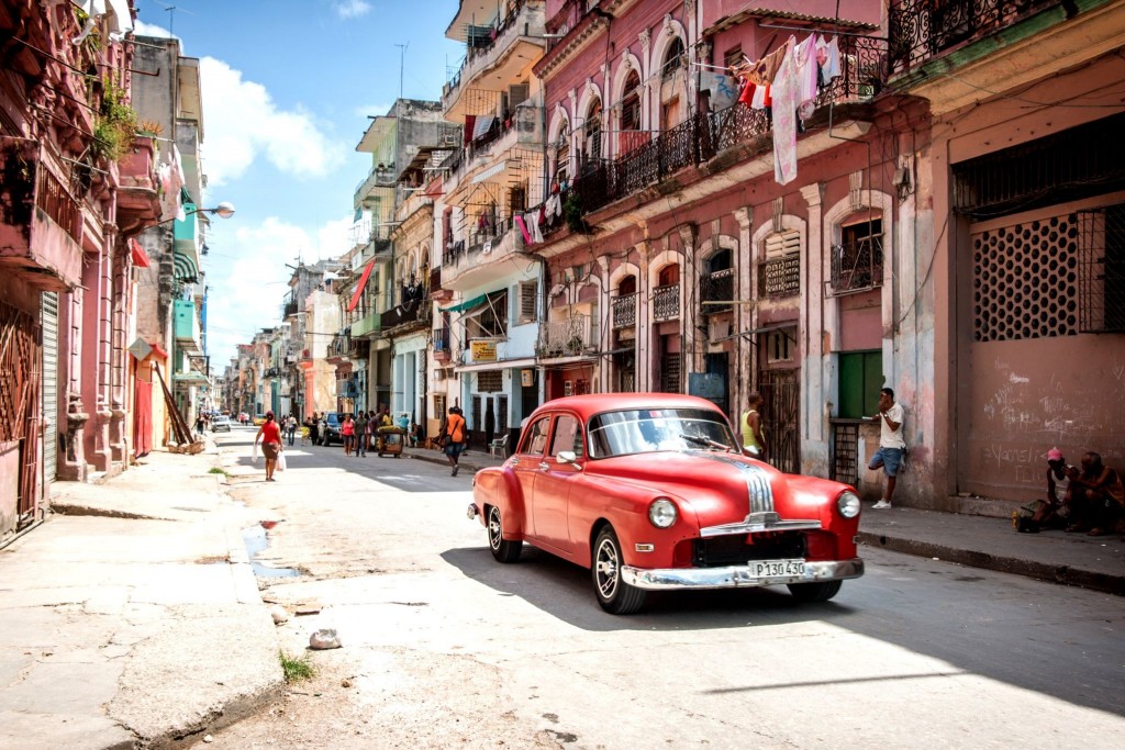 Typická ulice města Havana