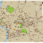 Mapa Bangkoku