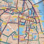 Mapa Hanoje - plánek autobusových linek