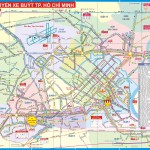 Mapa Ho Chi Minh - plánek dopravy v centru