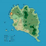 Mapa Ko Phangan