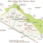 Mapa parku Masai Mara