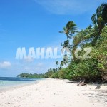 Pláž na atolu Addu
