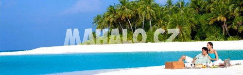 Pláž na atolu Dhaalu - Jižní Nilandhe