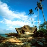 Zanzibar - dům na pláži