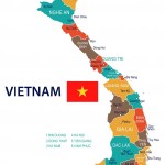 Mapa provincií Vietnamu