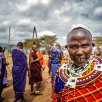 Masajové v národním parku Masai Mara