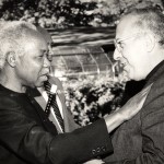 Prezident Nyerere (vlevo)