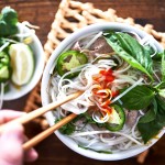 Tradiční vietnamská polévka Pho