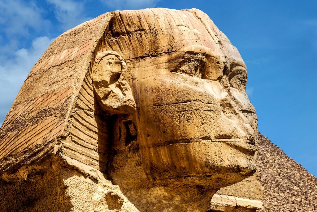 Velká Sfinga v Gíze