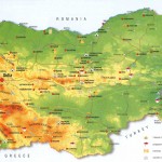 Mapa Bulharska - zajímavá místa