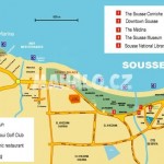 Mapa - El Kantaoui a Sousse