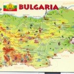 Turistický plánek Bulharska
