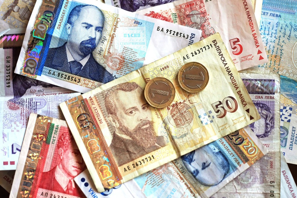 Bulharská měna - leva