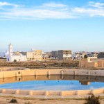 Kairouan - v popředí prastaré vodní nádrže