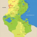 Mapa Tuniska