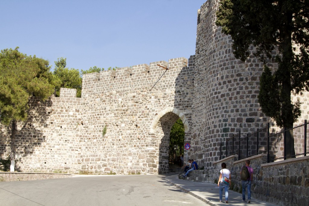 Pevnost Kadifekale ve městě Izmir