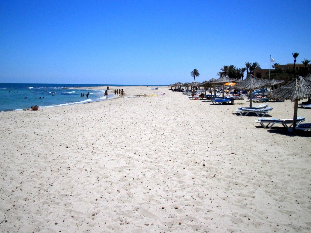 Pláž v Zarzisu