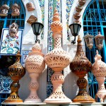 Proslulá keramika ve městě Nabeul
