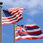 Americká a havajská vlajka