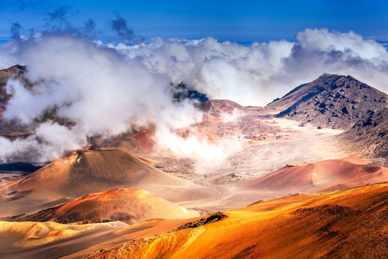 Magická krajina na sopce Haleakala