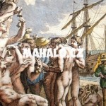 Kryštof Kolumbus a nativní bahamští indiáni