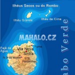 Mapa ostrova Brava