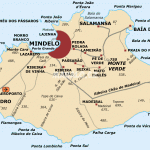 Mapa ostrova Sao Vicente