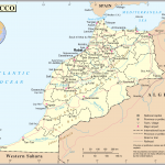 Orientační plánek Maroka