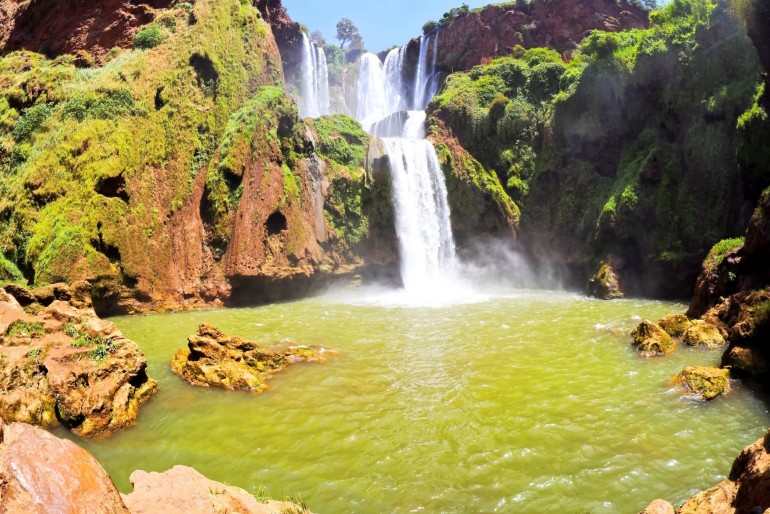 Krásné vodopády Ouzoud