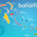 Mapa Bahamských ostrovů
