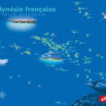 Mapa Francouzská Polynésie