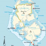 Mapa Huahine