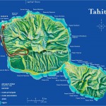 Mapa Tahiti