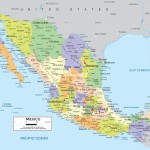 Politická mapa Mexika