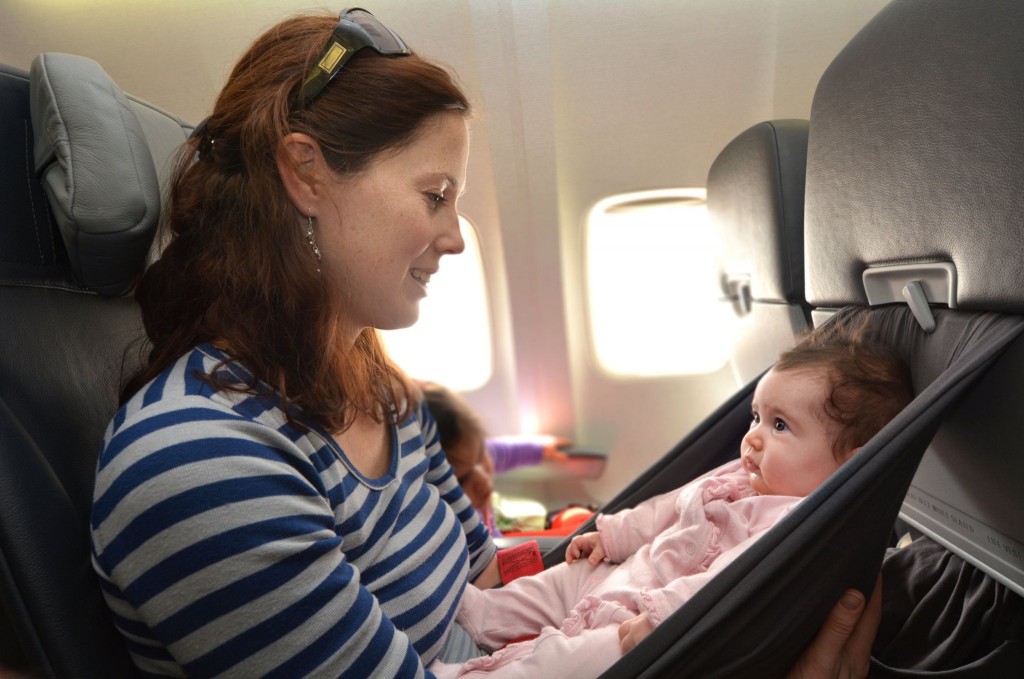 Létání s dětmi a kojenci