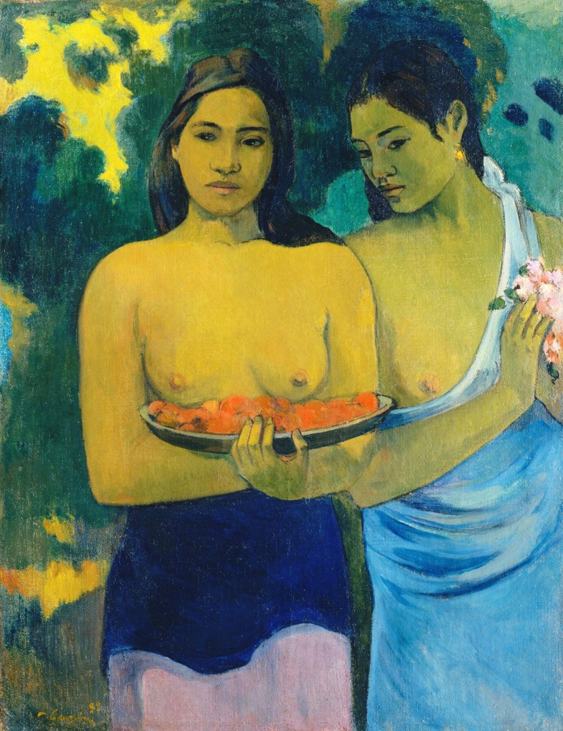 Obraz tahiťanek od Paula Gauguina