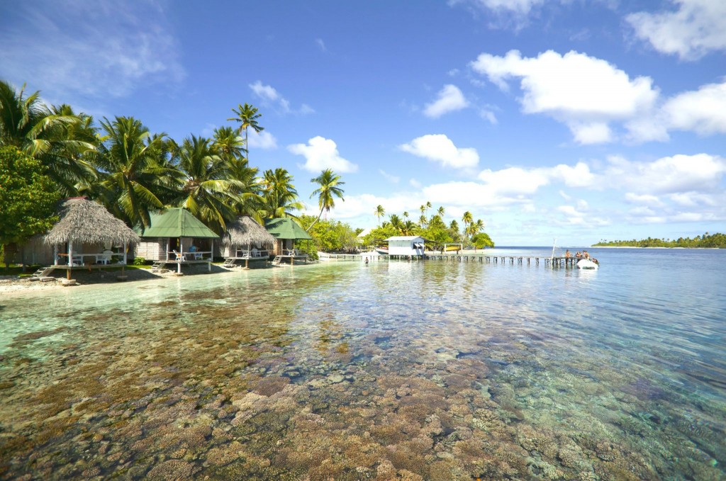 Resort na atolu Fakarava