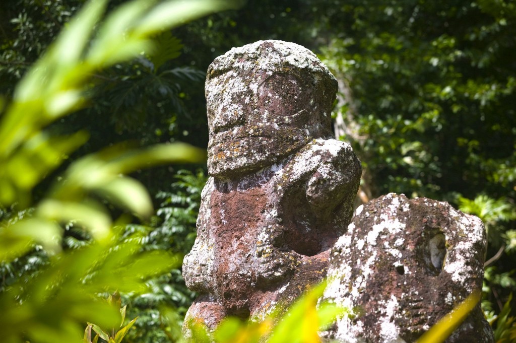 Stará polynéská socha