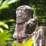 Stará polynéská socha