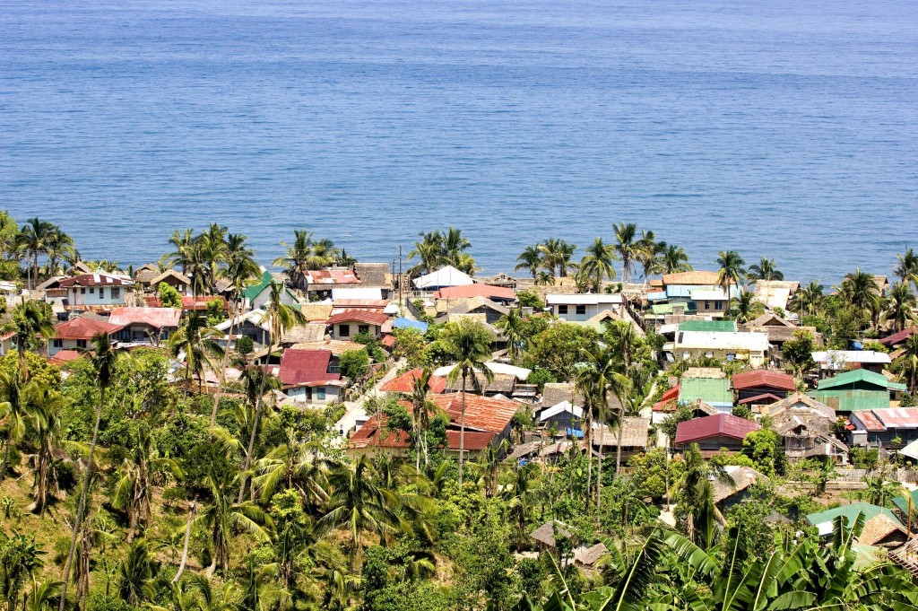 Vesnice Melgar na ostrově Mindoro