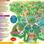 Brožurka a mapa Disney Worldu