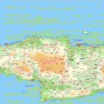 Mapa Kréta