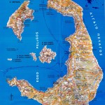 Mapa Santorini (Thira)