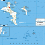 Mapa Seychely