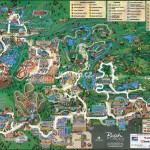 Plánek parku Busch Gardens
