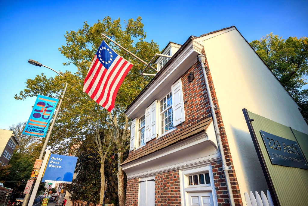 Betsy Ross House - místo, kde vznikla americká vlajka